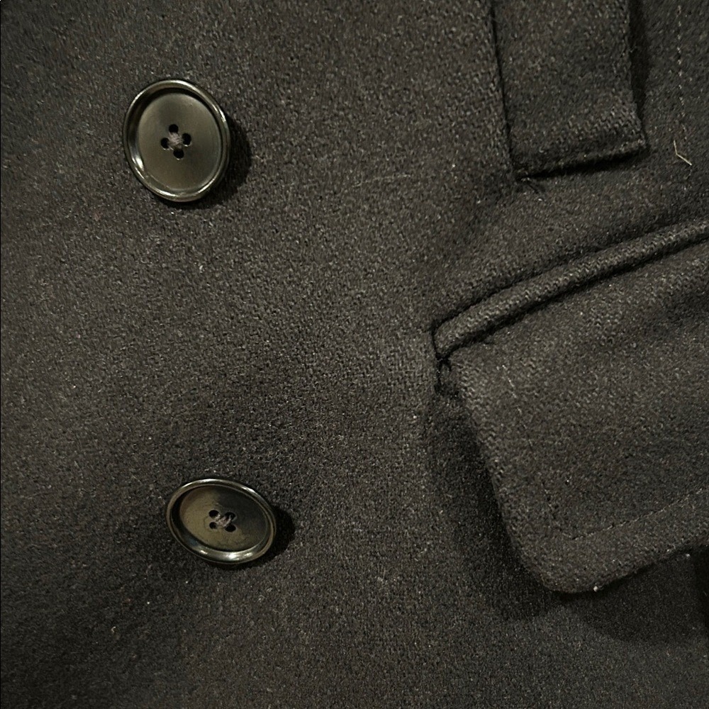 Club Monaco Women's Black Peacoat Size Large - Picture 3 of 7